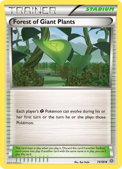 Forest of Giant Plants card from Ancient Origins, number 74/98