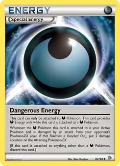 Dangerous Energy card from Ancient Origins, number 82/98
