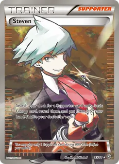 Steven card from Ancient Origins, number 95/98