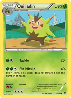 Quilladin card from BREAKthrough, number 10/162
