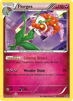 Florges card from BREAKthrough, number 103/162