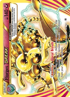 Florges BREAK card from BREAKthrough, number 104/162