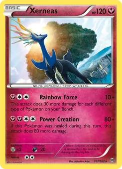 Xerneas card from BREAKthrough, number 107/162