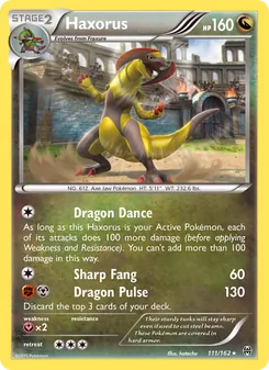 Haxorus card from BREAKthrough, number 111/162