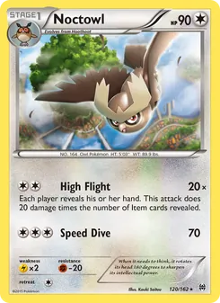 Noctowl card from BREAKthrough, number 120/162