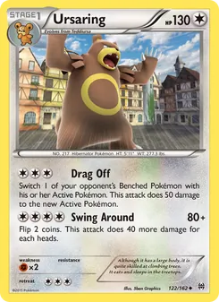 Ursaring card from BREAKthrough, number 122/162