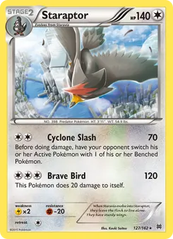 Staraptor card from BREAKthrough, number 127/162