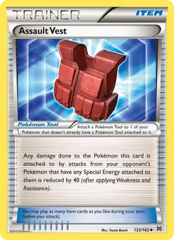 Assault Vest card from BREAKthrough, number 133/162