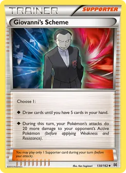 Giovanni's Scheme card from BREAKthrough, number 138/162