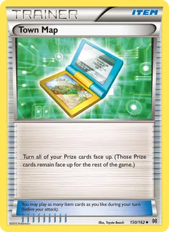 Town Map card from BREAKthrough, number 150/162