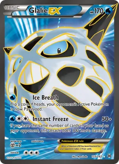 Glalie EX card from BREAKthrough, number 155/162