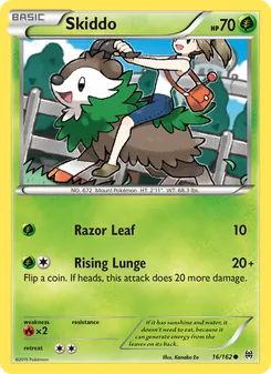 Skiddo card from BREAKthrough, number 16/162