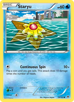 Staryu card from BREAKthrough, number 29/162