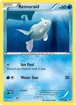 Remoraid card from BREAKthrough, number 32/162