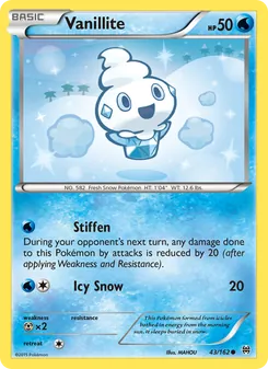 Vanillite card from BREAKthrough, number 43/162