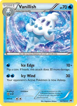 Vanillish card from BREAKthrough, number 44/162