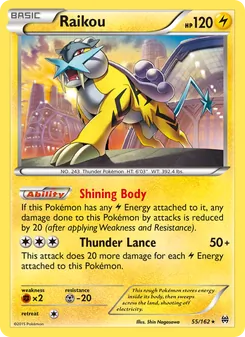 Raikou card from BREAKthrough, number 55/162