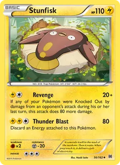 Stunfisk card from BREAKthrough, number 56/162