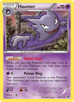 Haunter card from BREAKthrough, number 59/162