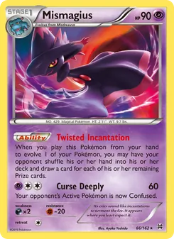 Mismagius card from BREAKthrough, number 66/162