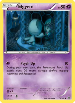 Elgyem card from BREAKthrough, number 73/162