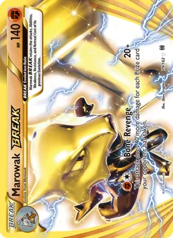 Marowak BREAK card from BREAKthrough, number 79/162