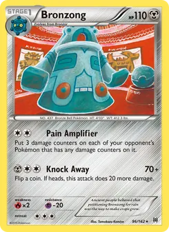 Bronzong card from BREAKthrough, number 96/162