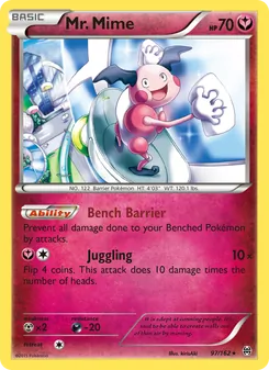 Mr. Mime card from BREAKthrough, number 97/162