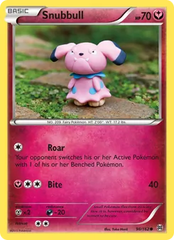 Snubbull card from BREAKthrough, number 98/162