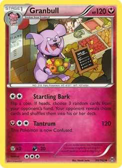 Granbull card from BREAKthrough, number 99/162