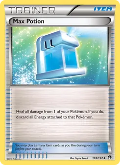 Max Potion card from BREAKpoint, number 103/122