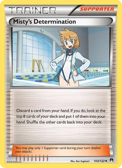 Misty's Determination card from BREAKpoint, number 104/122