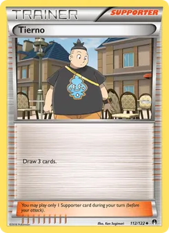 Tierno card from BREAKpoint, number 112/122