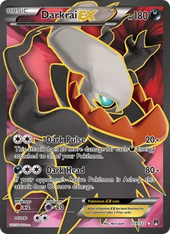 Darkrai EX card from BREAKpoint, number 118/122