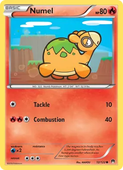 Numel card from BREAKpoint, number 12/122