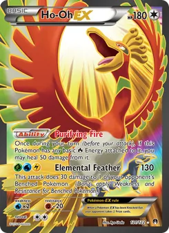 Ho-Oh EX card from BREAKpoint, number 121/122