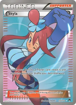 Skyla card from BREAKpoint, number 122/122