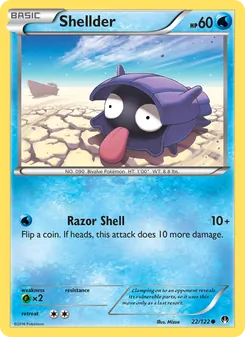Shellder card from BREAKpoint, number 22/122