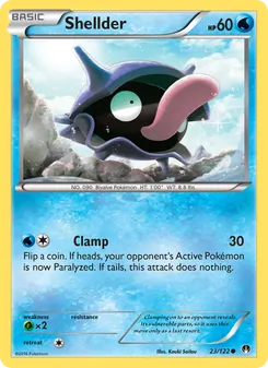 Shellder card from BREAKpoint, number 23/122
