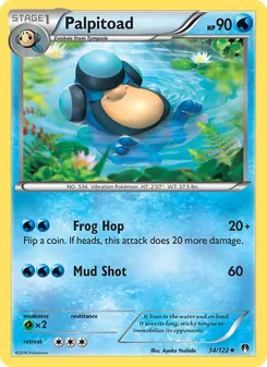 Palpitoad card from BREAKpoint, number 34/122