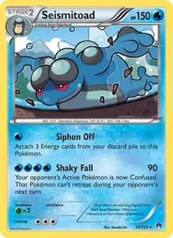 Seismitoad card from BREAKpoint, number 35/122