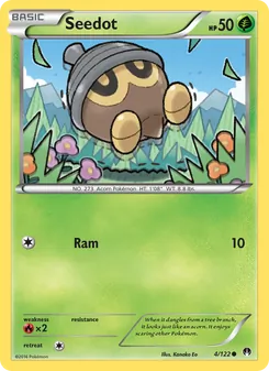 Seedot card from BREAKpoint, number 4/122