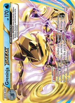 Greninja BREAK card from BREAKpoint, number 41/122