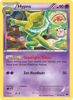 Hypno card from BREAKpoint, number 51/122