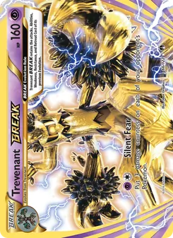 Trevenant BREAK card from BREAKpoint, number 66/122