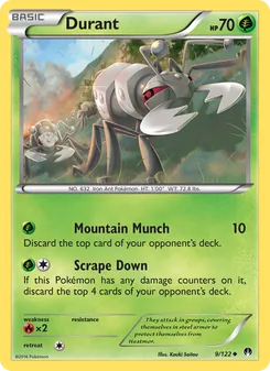 Durant card from BREAKpoint, number 9/122