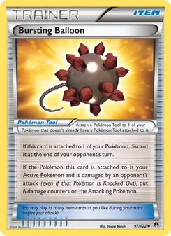 Bursting Balloon card from BREAKpoint, number 97/122