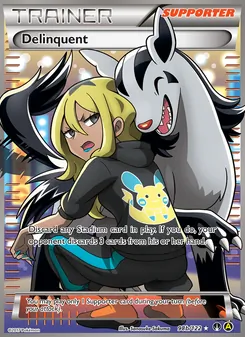 Delinquent card from BREAKpoint, number 98b/122