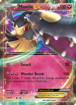 Mawile EX card from XY Black Star Promos, number XY103/211