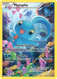 Manaphy card from XY Black Star Promos, number XY113/211
